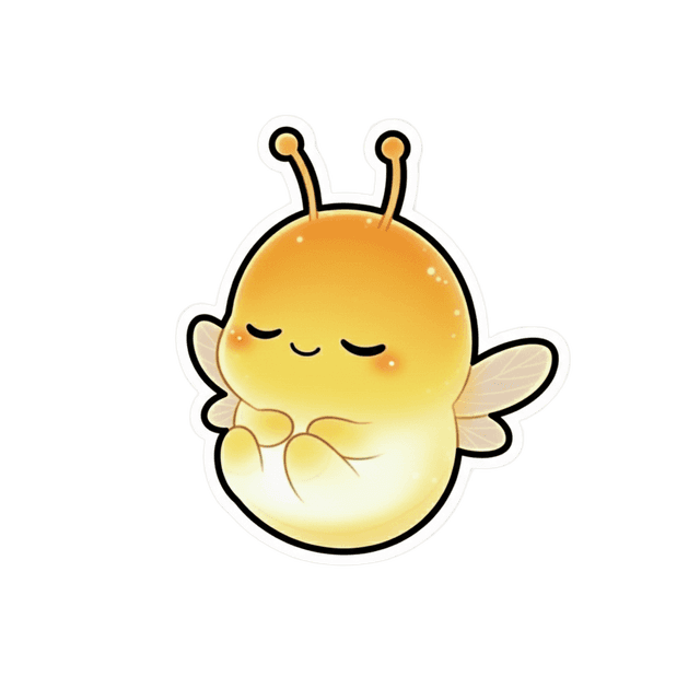 Fim the firefly, asleep
